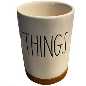 Rae Dunn Things Storage Cup NEW